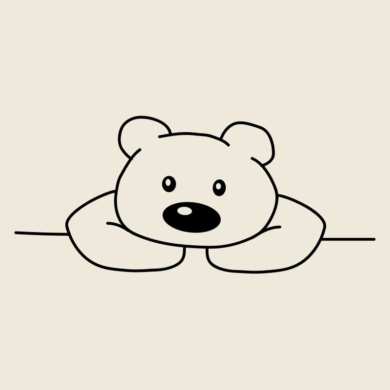 Cute Cute Cute Sad Bear Brown Bear