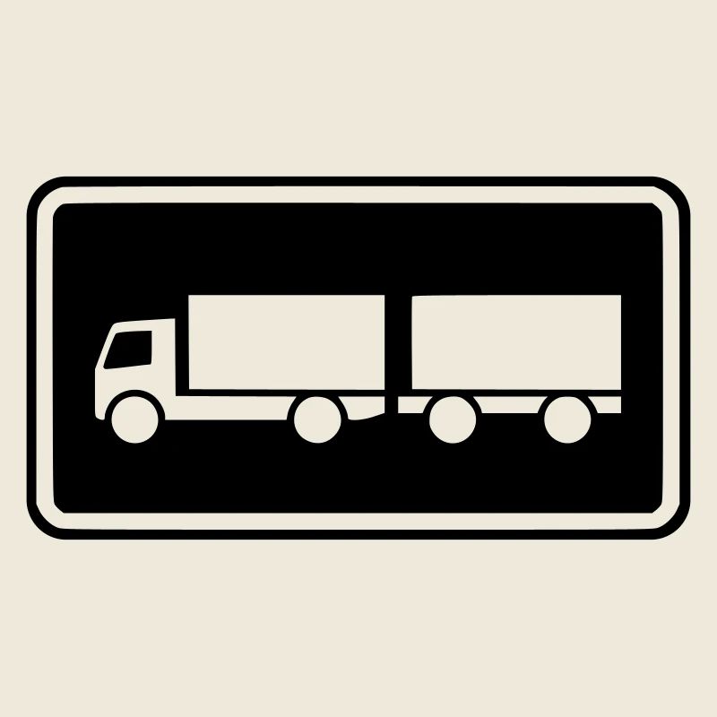 Bouclier Camion Remorque Remorque Inversé Négatif