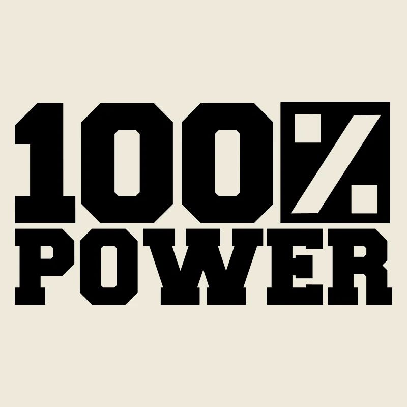 Logo 100 % de puissance