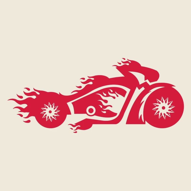 bike on fire
