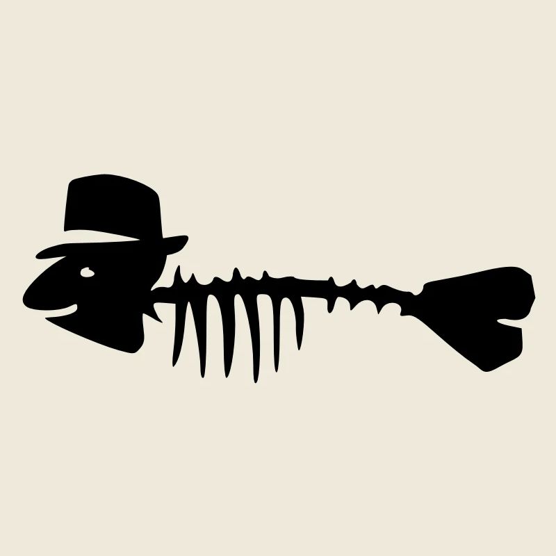 fischgraete mit hut