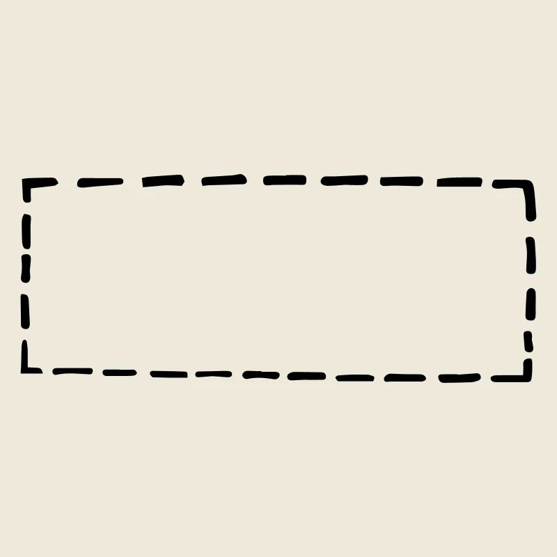 gestricheltes rechteck