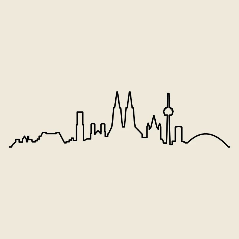 Skyline Köln Linie