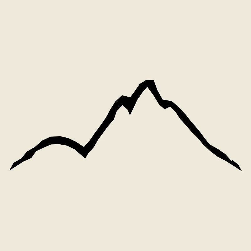 Conception de lignes de belles montagnes