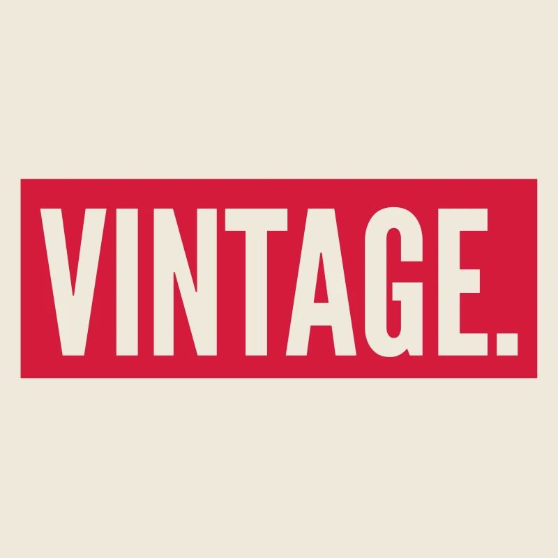 vintage Schriftzug