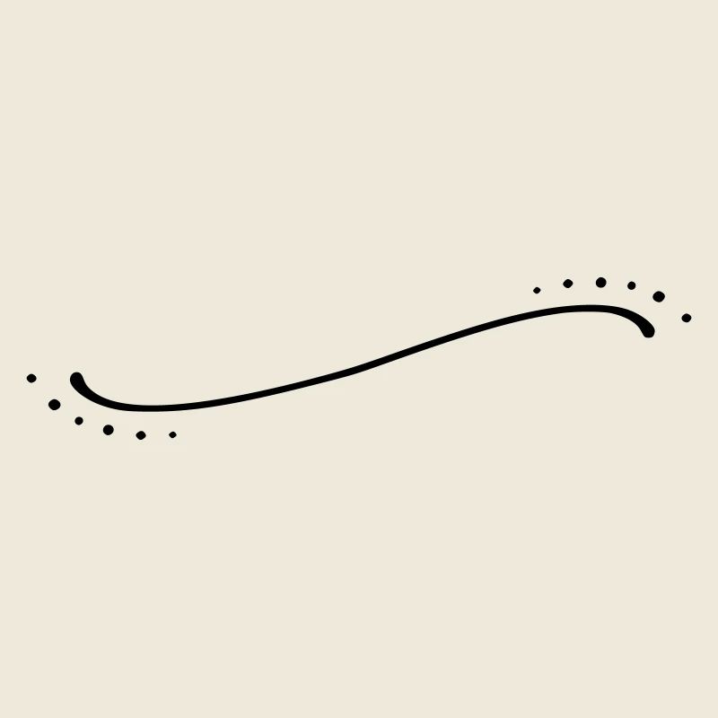 Curved Dots Line