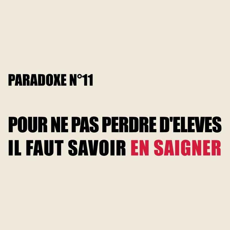 PARADOXE EN SAIGNANT