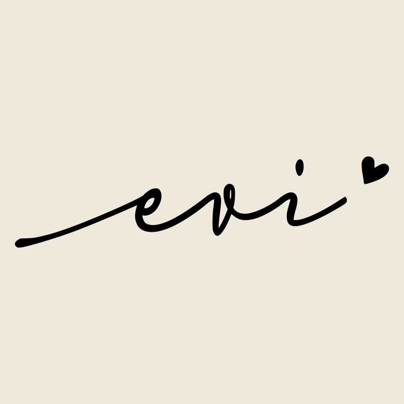 Nom cursif evi