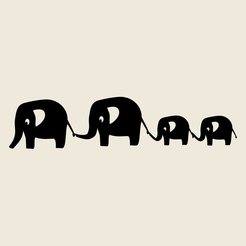 Elefantenfamilie T Shirt