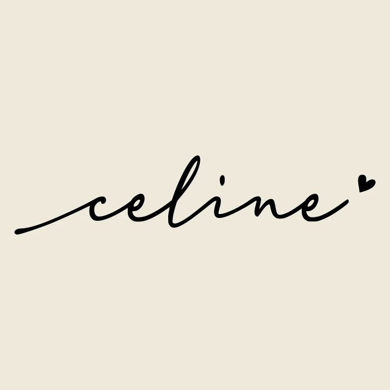 Celine Cursive Name