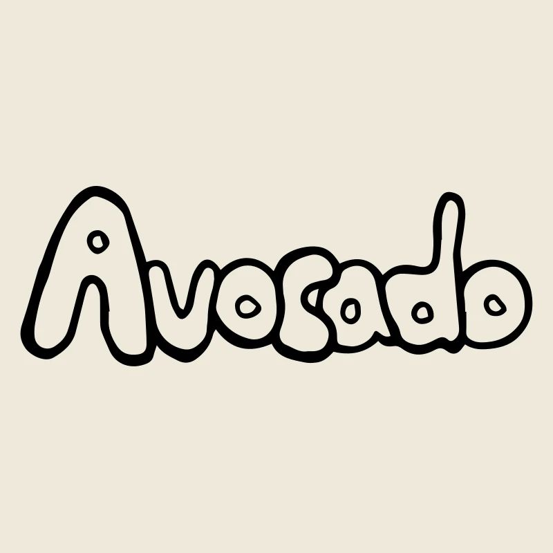 Avocado_SCHRIFT, lecker, vegan, gesund