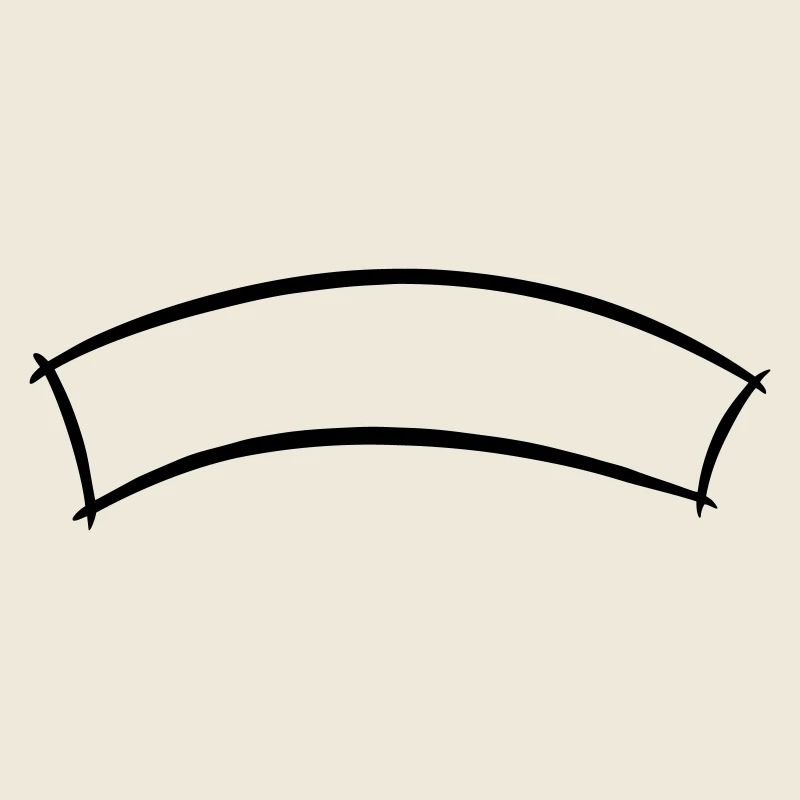 Dekorativer Banner, Textrahmen Titel / Überschrift
