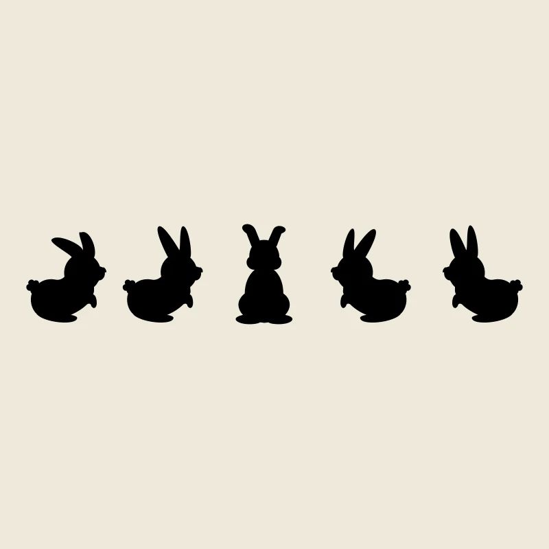five bunnies (1c)