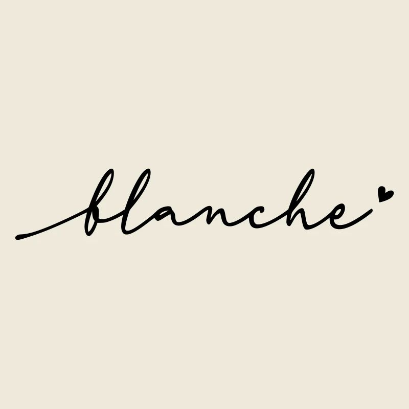 Blanche Schreibschrift Name