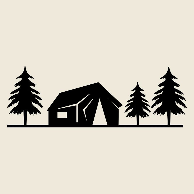 hütte im wald