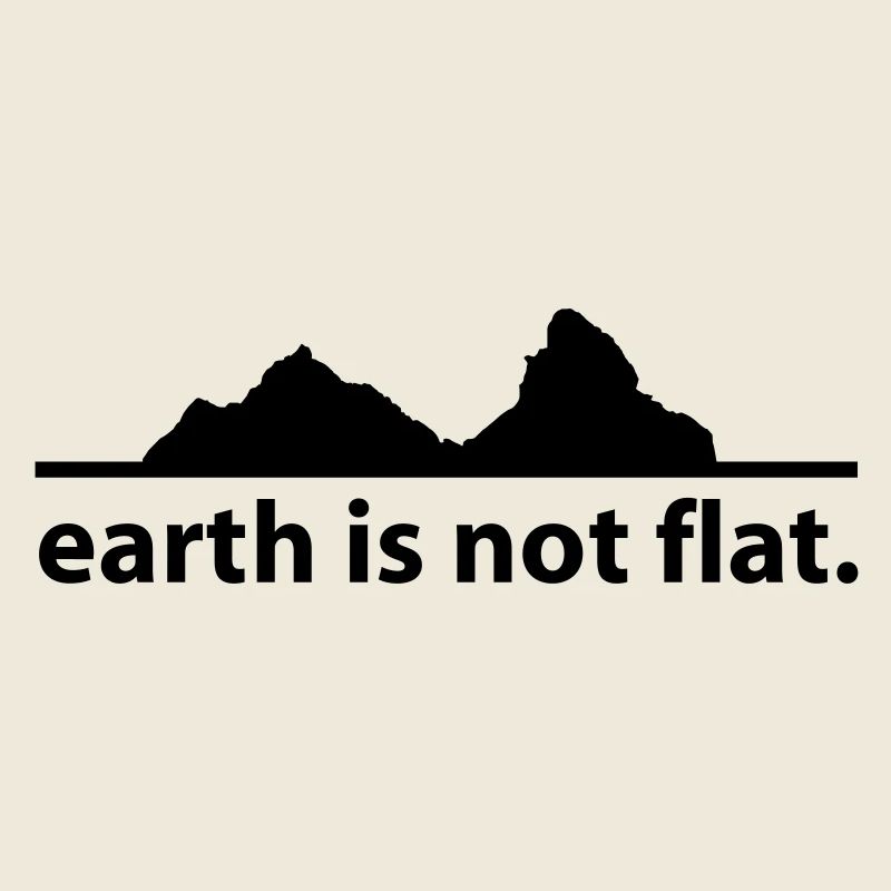 earth is not flat.