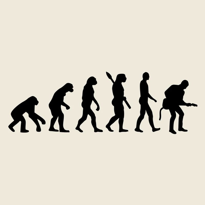 Evolution Rock Musiker