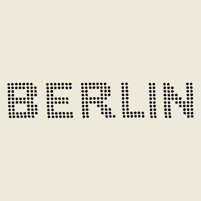 BERLIN Dot font
