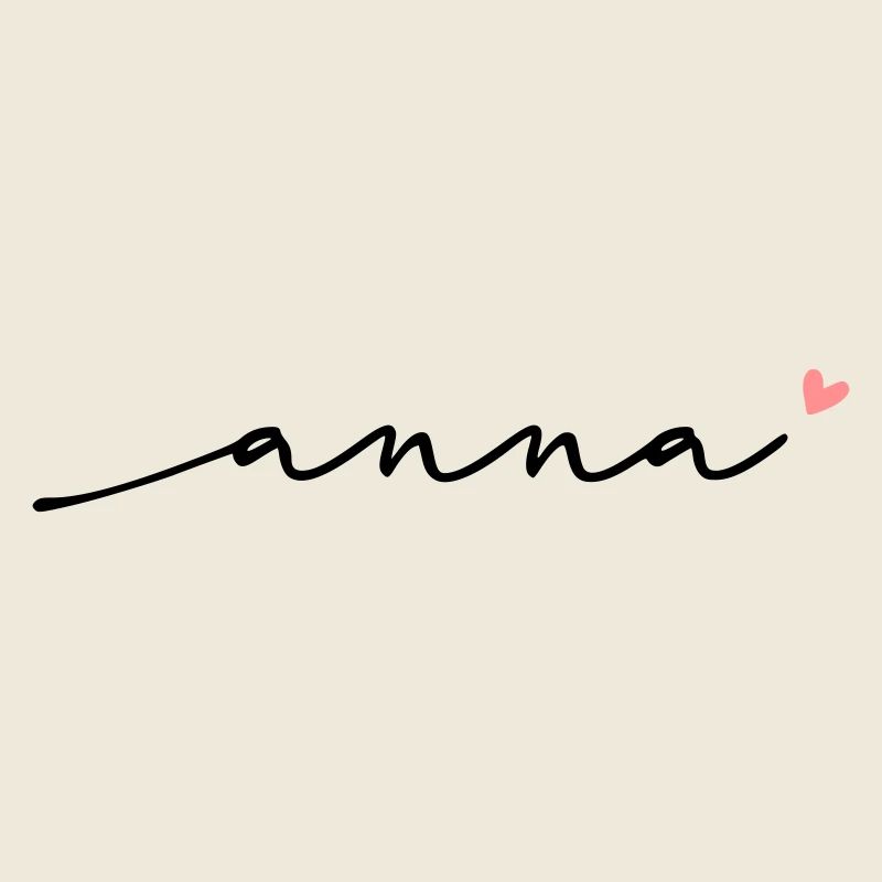 Anna Cursive Name