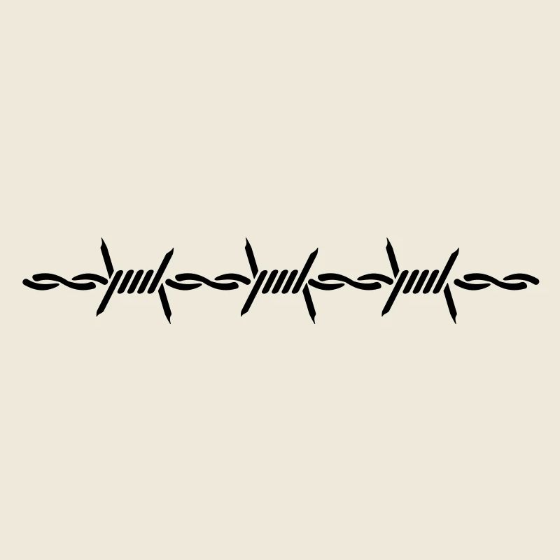 Stacheldraht / barbed wire (1c)
