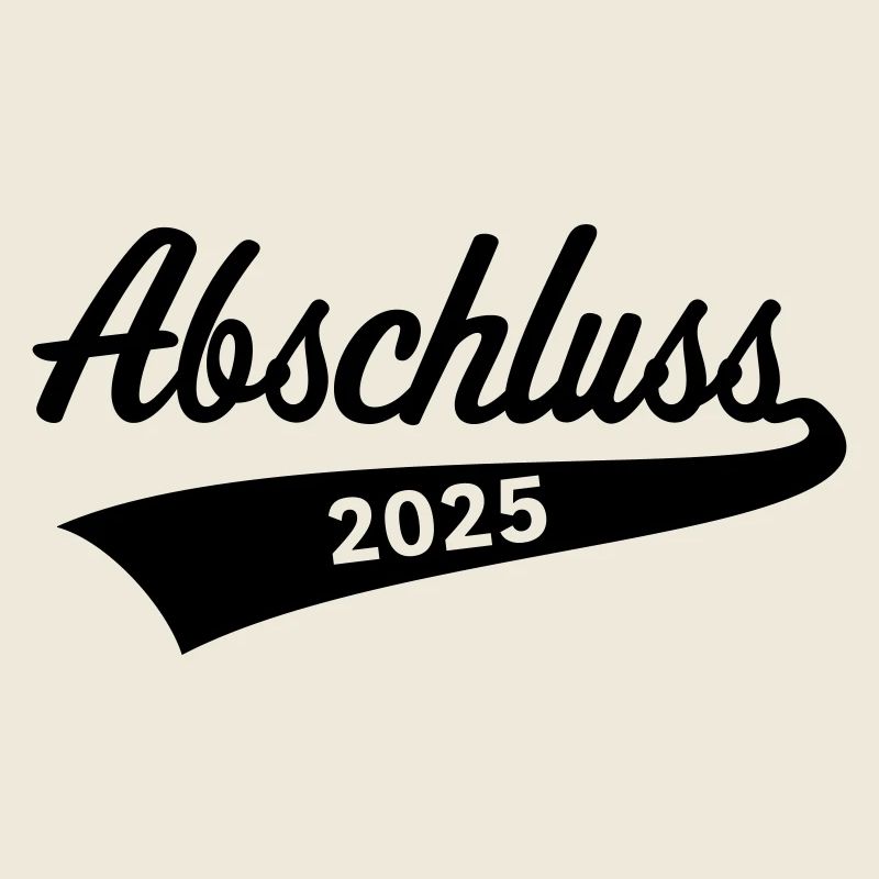 Abschluss 2025 (Schulabschluss / Black)