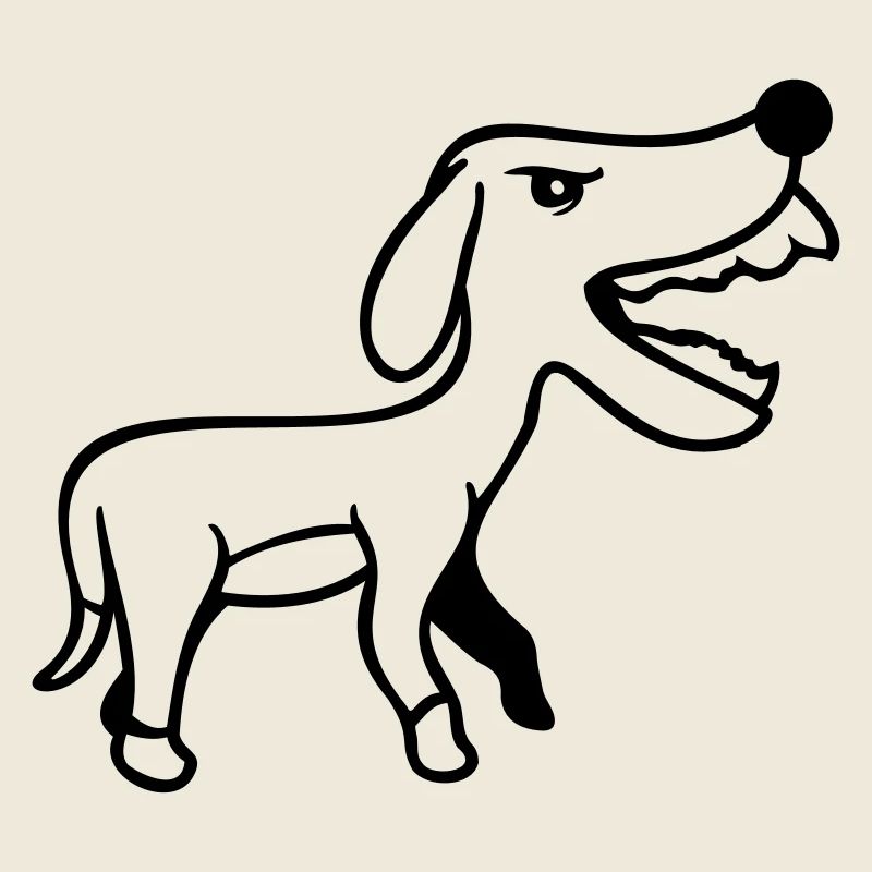 Dog, Furious, Biting, , Aggressive, Attack