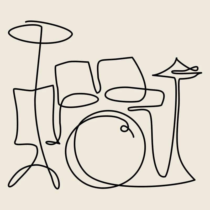 one line drums