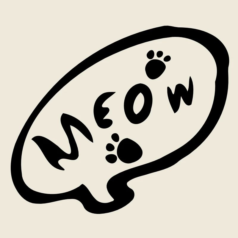 meow_txt paw_prints de chat de minou