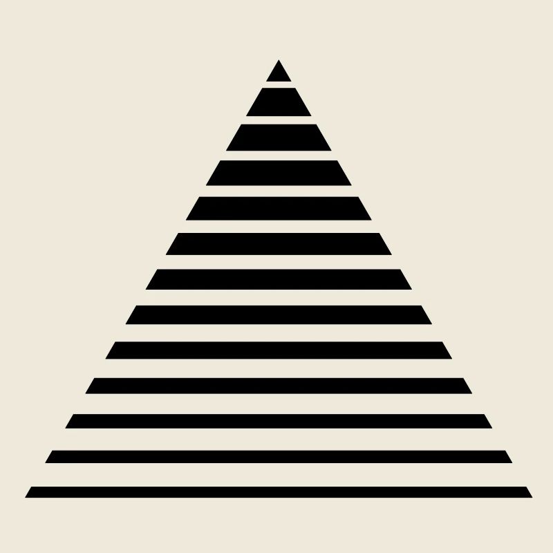 Triangle de lignes