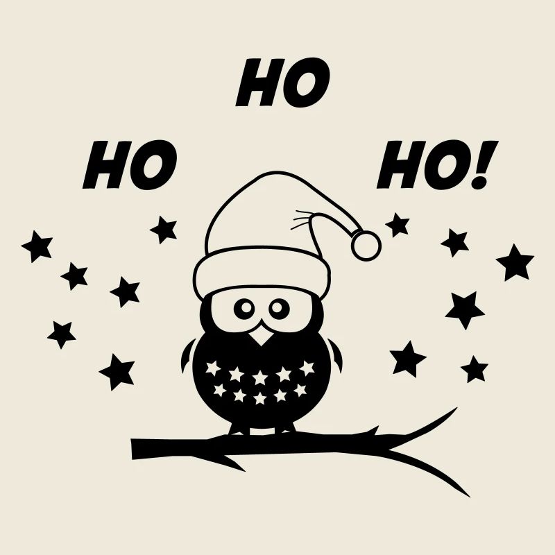 Owl Christmas Santa