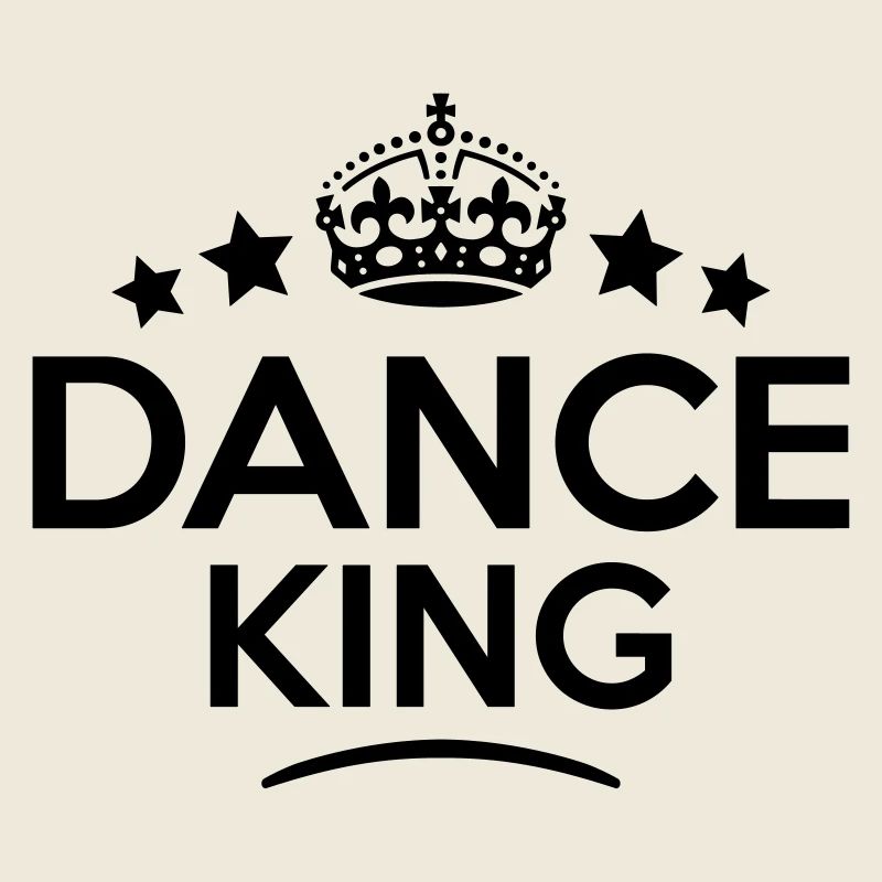 dance king keep calm style crown stars