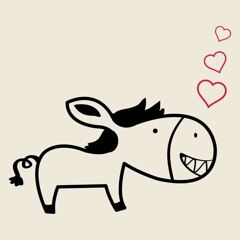 lustiger_esel_in_love
