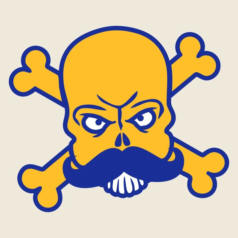 M. Sir M. Barbe Crâne Crâne Squelette d’os