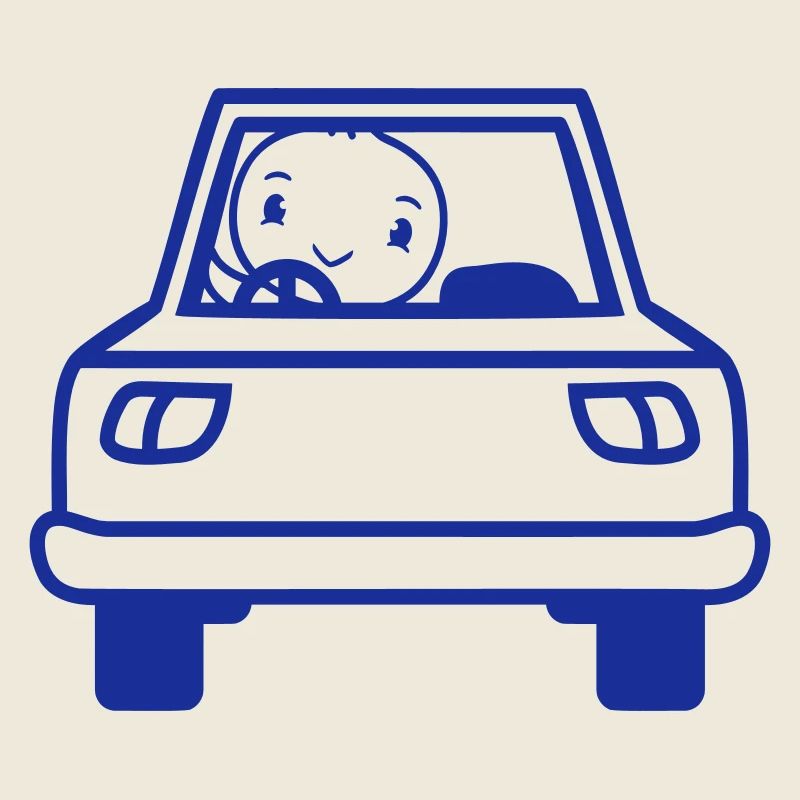 Bird Driving Car Driver Driving License Mobile