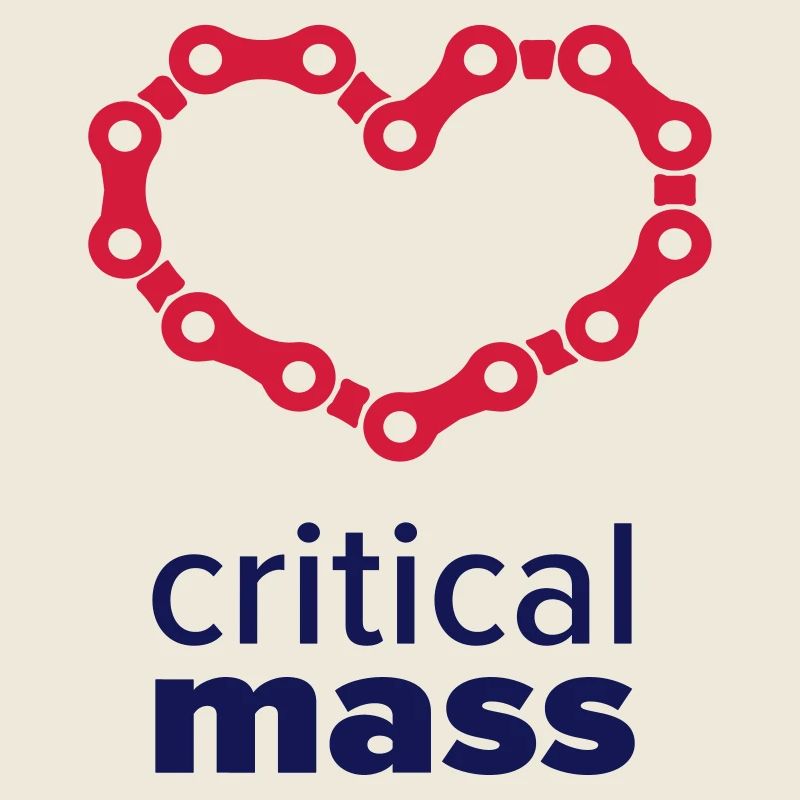 Critical Mass - heart for cyclists
