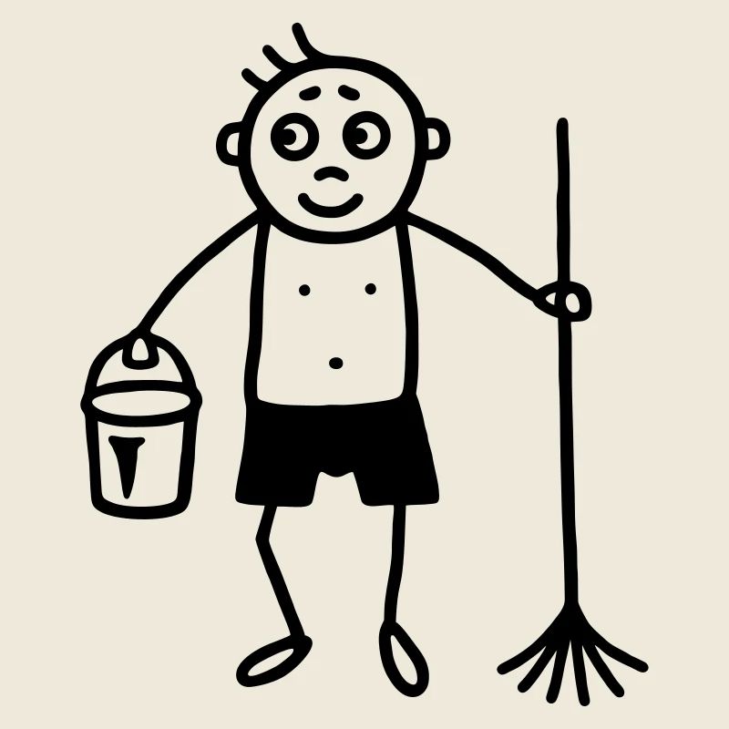 Naked cleaners - cleaning nude