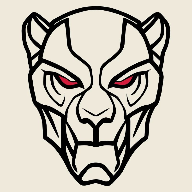 Vector Lion Head Design