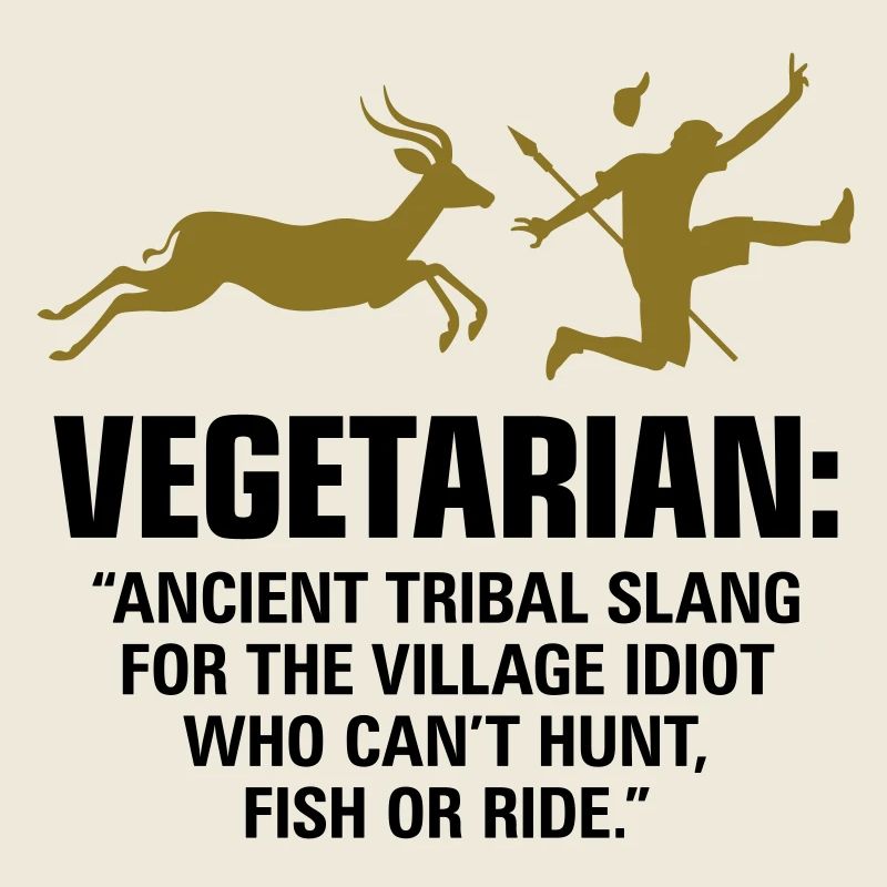 Vegetarians are weak people