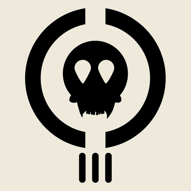 Außerirdischer Schädel / alien power skull (1c)