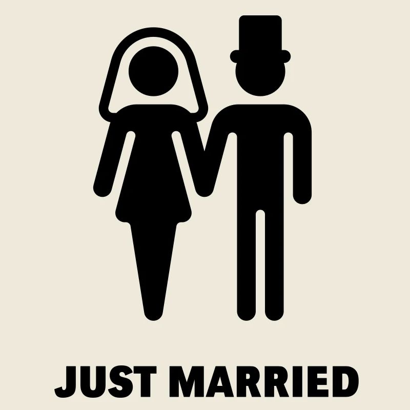 Just Married (Bridal Couple)