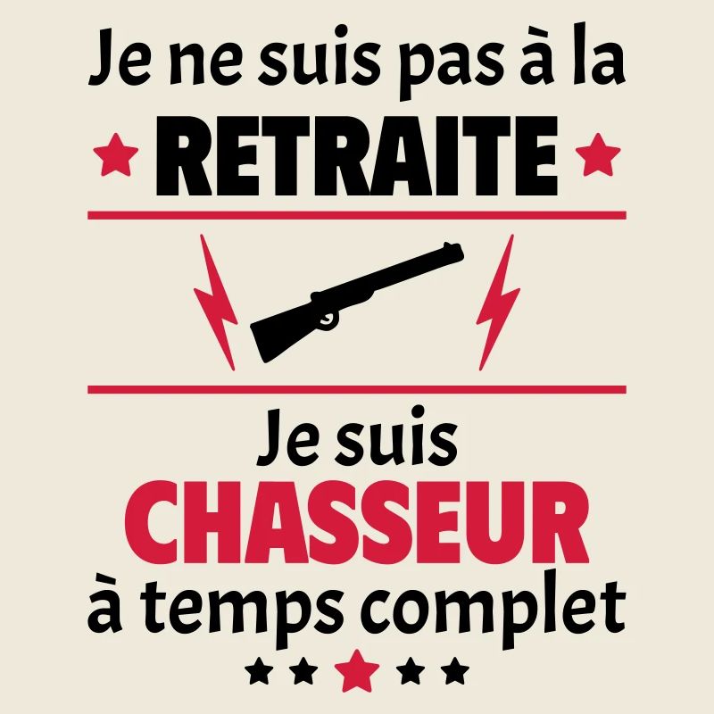 Pas à la retraite chasseur à temps complet, noël