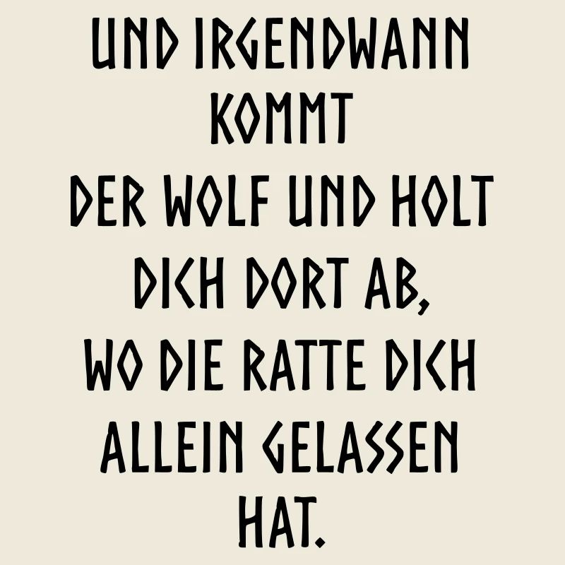 Und irgendwann kommt der Wolf