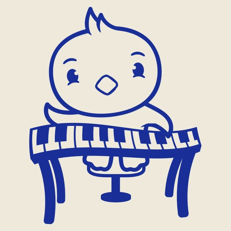 Duck Bird Little Birthing Chick Cute Keyboard Play
