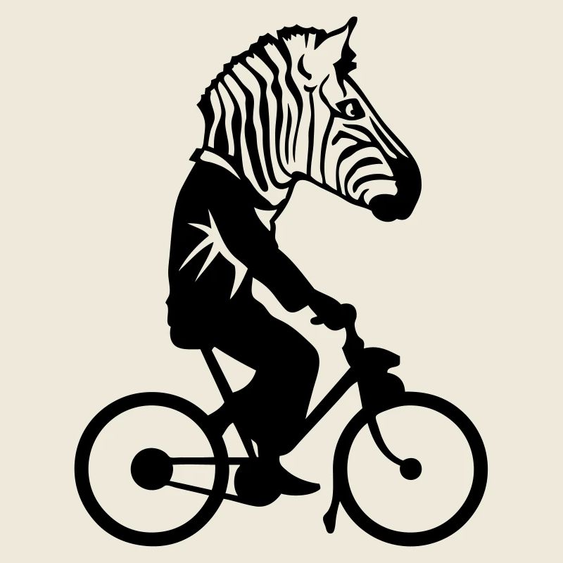 zebre tete velo profil homme 0