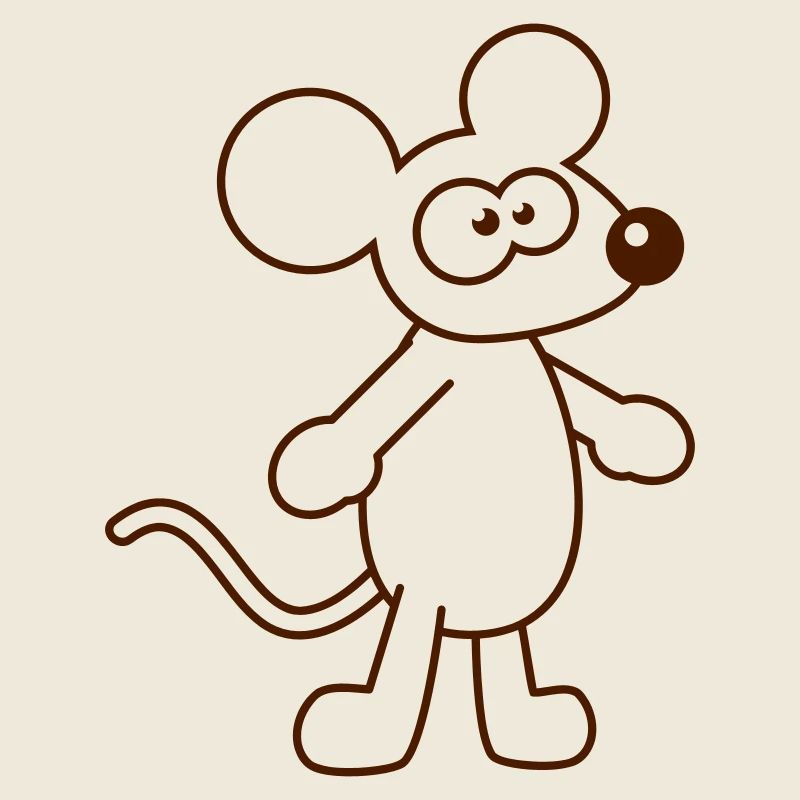 Mouse Mouse Cute Little Rat Rodent Friendly