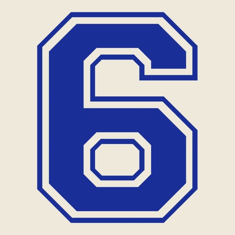 6 - Nummer - Zahl