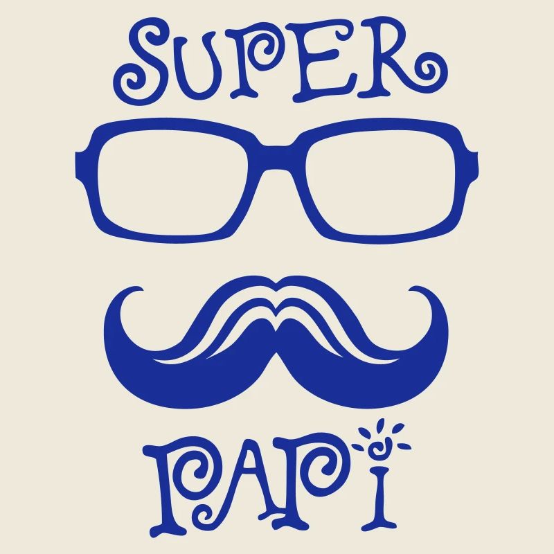 papi super lunette moustache logo 8