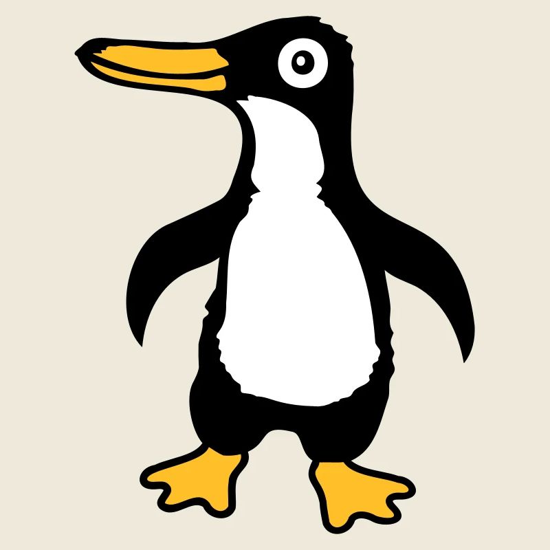 Pingouin mignon bébé enfant bambin heureux cool