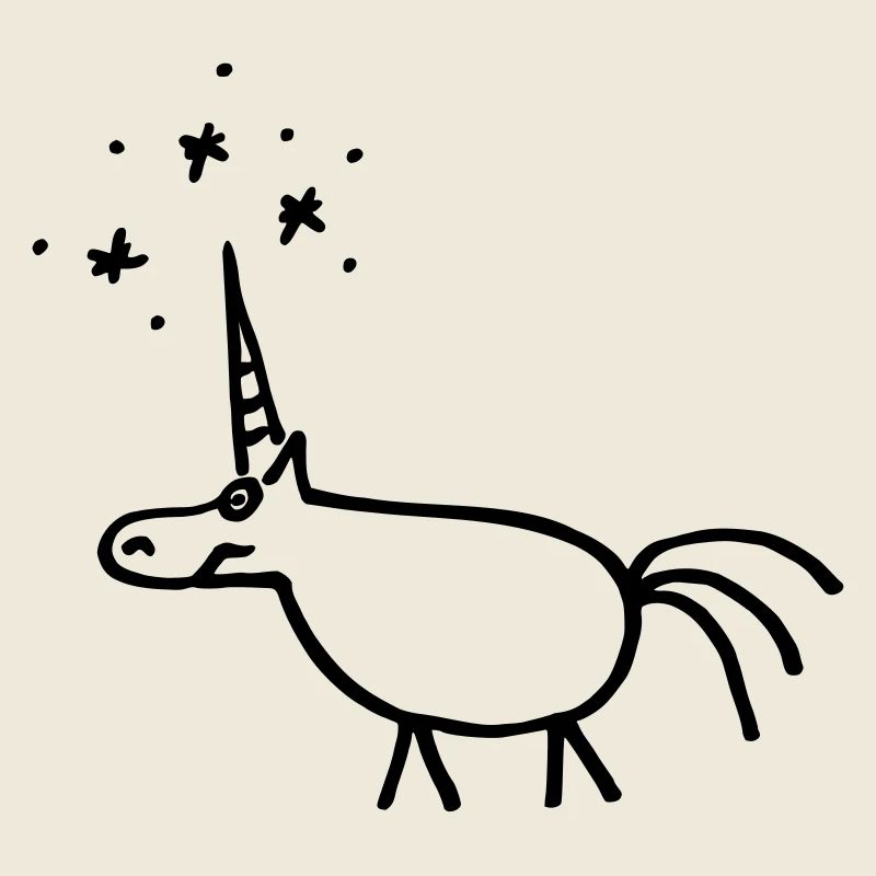 Stick figure unicorn funny unicorn picture Fun