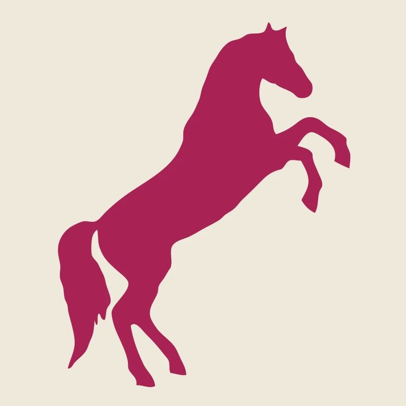 Steigendes Pferd / wildes Pferd